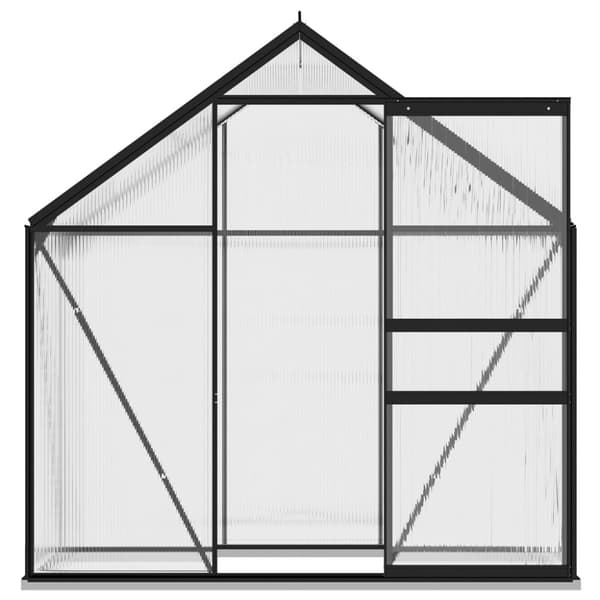 vidaXL Växthus antracit aluminium 2,47 m³ -  Växthus