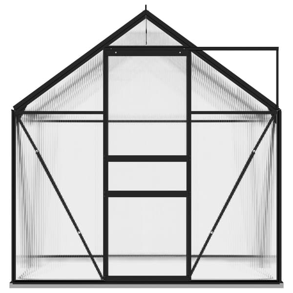 vidaXL Växthus antracit aluminium 2,47 m³ -  Växthus