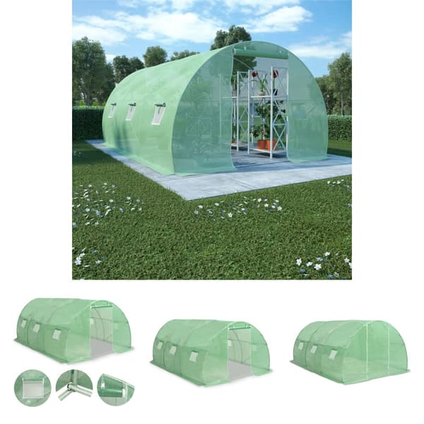 The Living Store drivhus 3,5 m² 450x300x200 cm -  Drivhuse