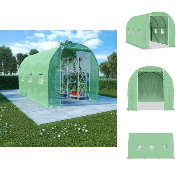 Drivhuse - Living drivhus 6,86 m² 3,43x2x2 m