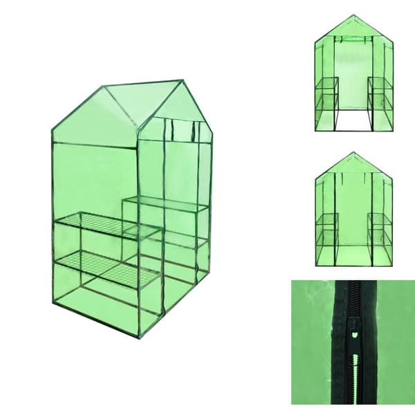 Drivhuse - Living walk-in-drivhus med 4 hylder