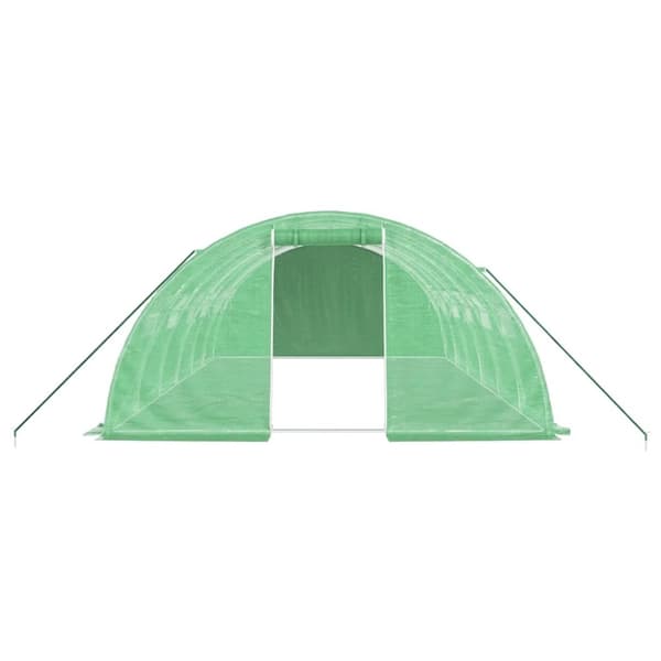 Drivhuse - Living drivhus med stålstel 24 m² 6x4x2 m grøn