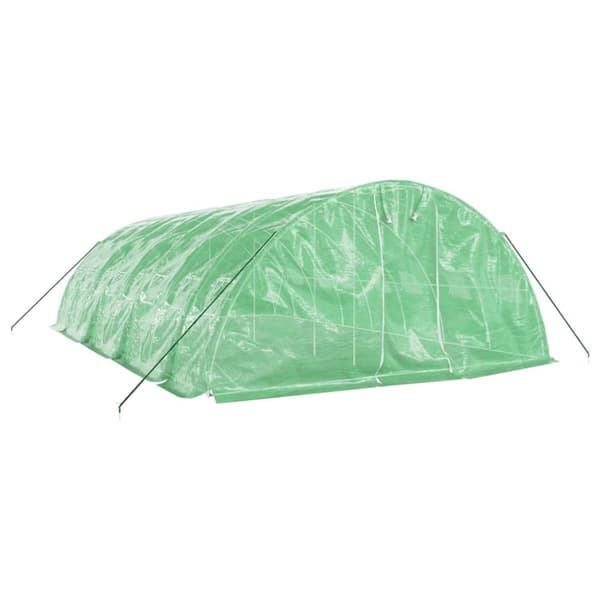 Växthus - Living Växthus med stålram grön 40 m² 8x5x2,3 m