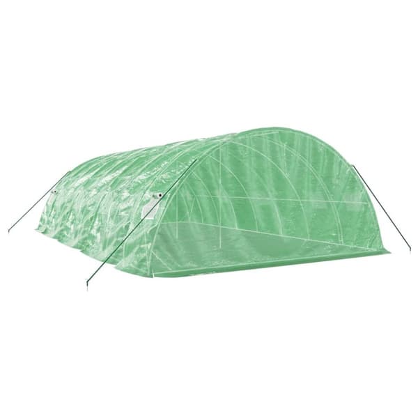 Växthus - Living Växthus med stålram grön 40 m² 8x5x2,3 m