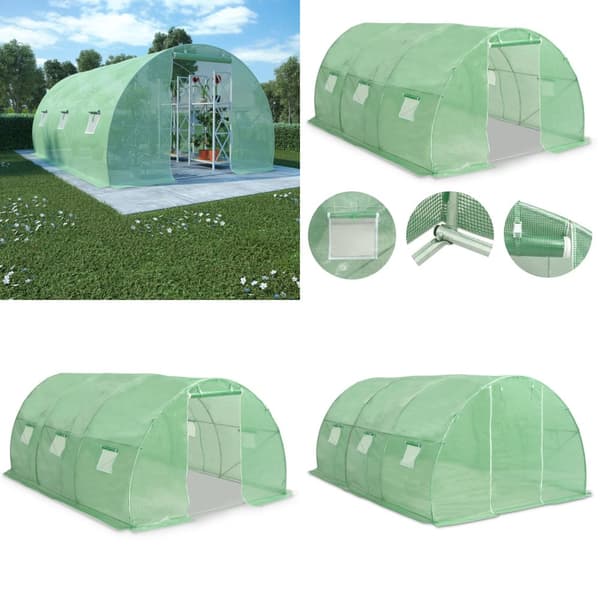 Drivhus 3,5 m² 450x300x200 cm - Drivhus - Drivhuse - Home & Living