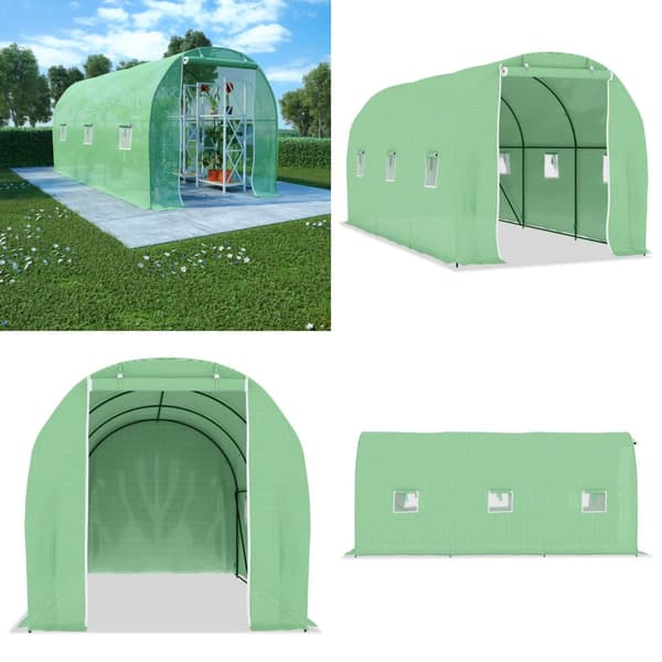 Drivhus 9 m² 4,5x2x2 m - Drivhus - Drivhuse - Home & Living