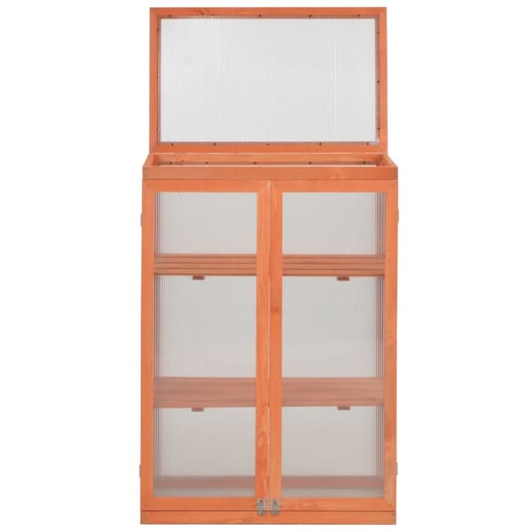Växthus trä 75x47x109 cm - Växthus - Drivhus - Home & Living