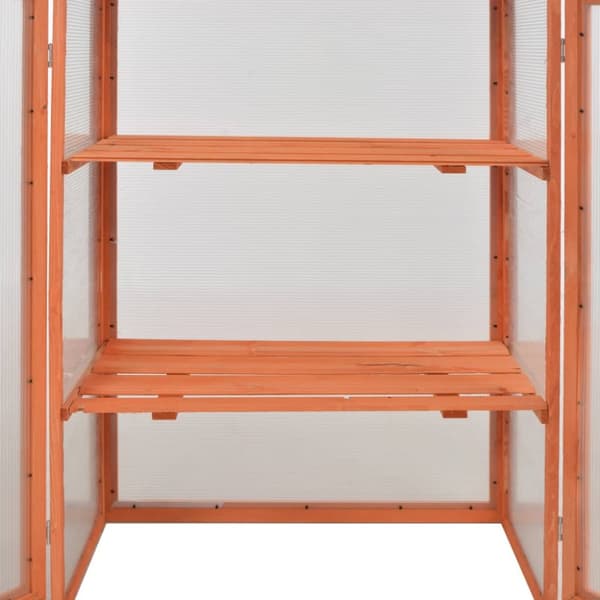 Växthus trä 75x47x109 cm - Växthus - Drivhus - Home & Living