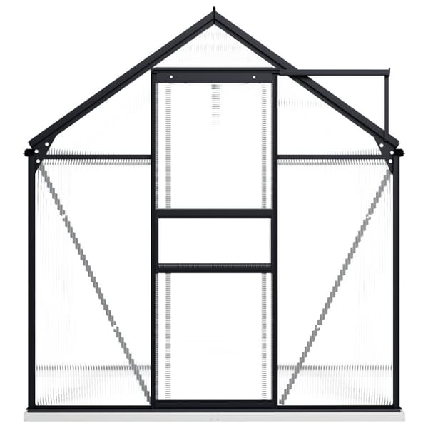 Växthus med basram antracit aluminium 3,61 m² - Växthus - Växt Hus - Home & Living