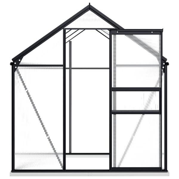 Växthus med basram antracit aluminium 3,61 m² - Växthus - Växt Hus - Home & Living