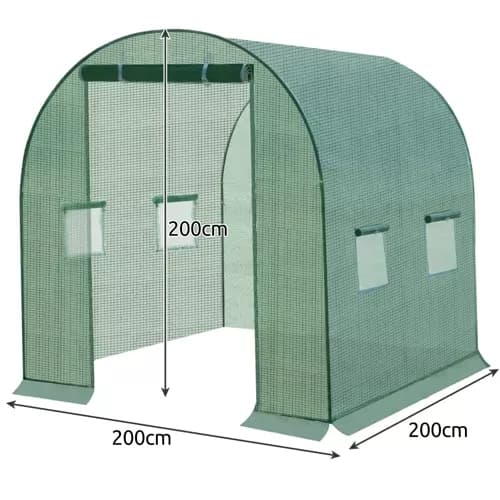 Växthusöverdrag / Överdrag för Växthus - 2x2x2m