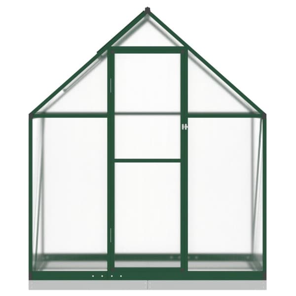 vidaXL Växthus med ram grön 169x58x202 cm aluminium