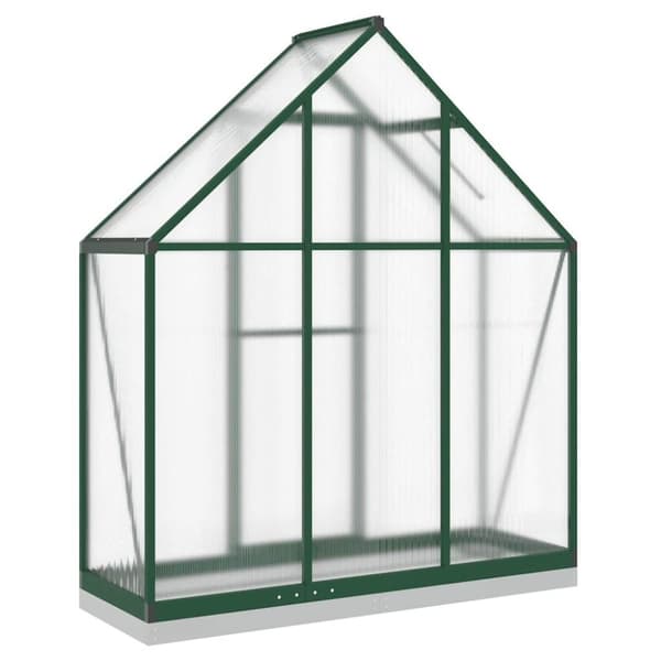 vidaXL Växthus med ram grön 169x58x202 cm aluminium