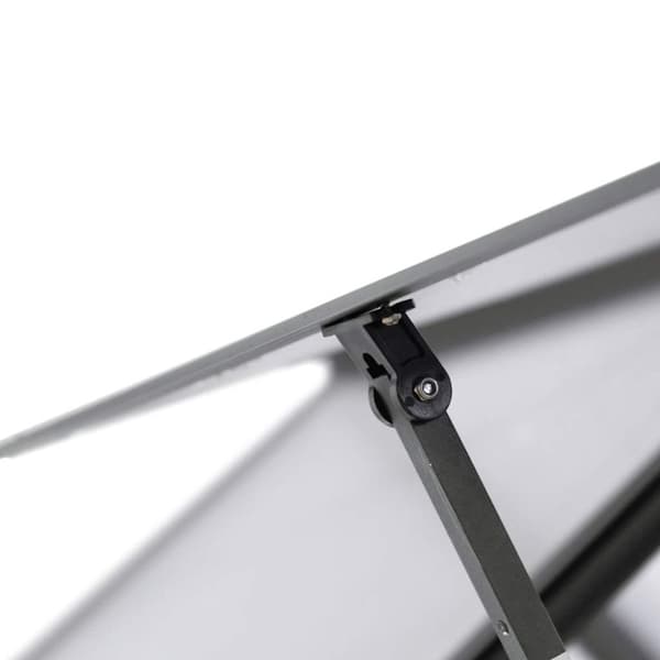 vidaXL Växthus med ram antracit 334x169x195 cm aluminium