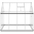 Miniatyrbillede 4 af 10: vidaXL drivhus med fundamentramme 224x169x202 cm aluminium sølvfarvet
