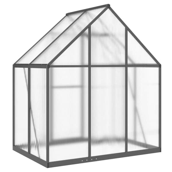 vidaXL Växthus med ram antracit 169x114x195 cm aluminium