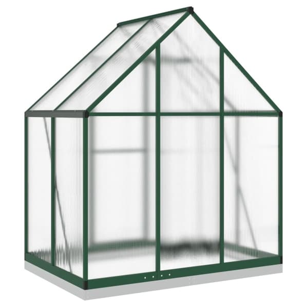 vidaXL Växthus med ram grön 169x114x202 cm aluminium