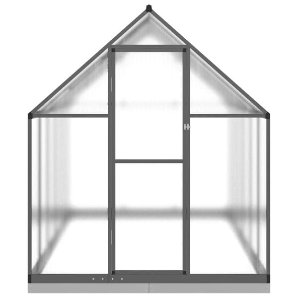 vidaXL Växthus med ram antracit 334x169x202 cm aluminium