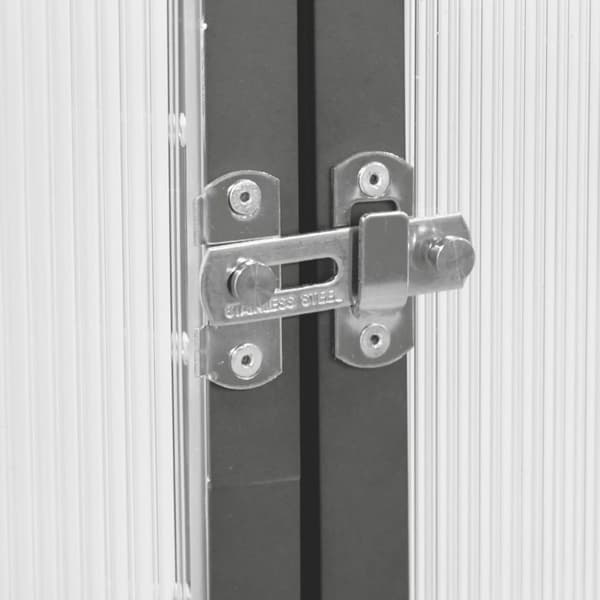 vidaXL drivhus med fundamentramme 334x169x202 cm aluminium antracitgrå