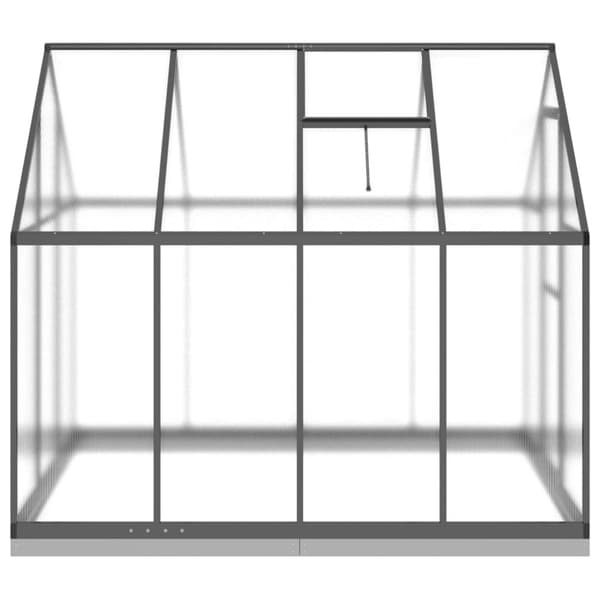 vidaXL Växthus med ram antracit 224x169x202 cm aluminium