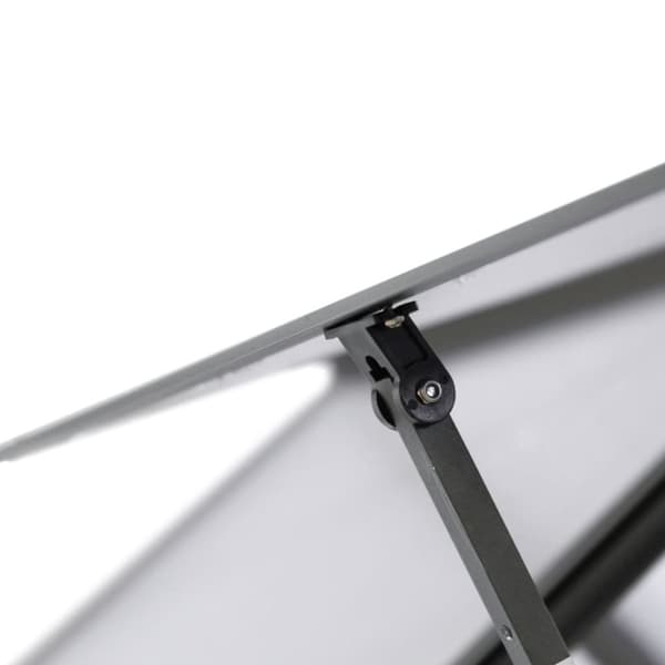 vidaXL Växthus med ram antracit 224x169x202 cm aluminium