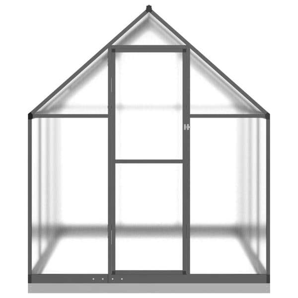 vidaXL Växthus med ram antracit 224x169x202 cm aluminium
