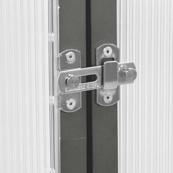 vidaXL Växthus med ram antracit 169x169x202 cm aluminium
