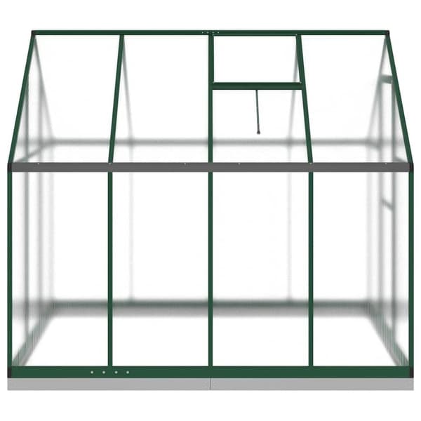 vidaXL Växthus med ram grön 224x169x202 cm aluminium