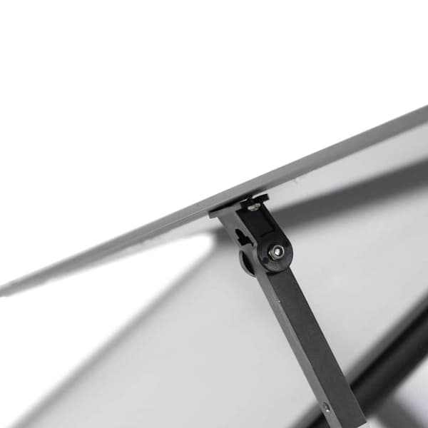 vidaXL Växthus med ram antracit 445x169x195 cm aluminium
