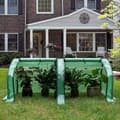 Miniatyrbild 2 av 9: Rootz Film Greenhouse - Plant Shelter - Tomat House - UV-resistent - 130cm x 60cm x 50cm - Året runt - Vit/Grön