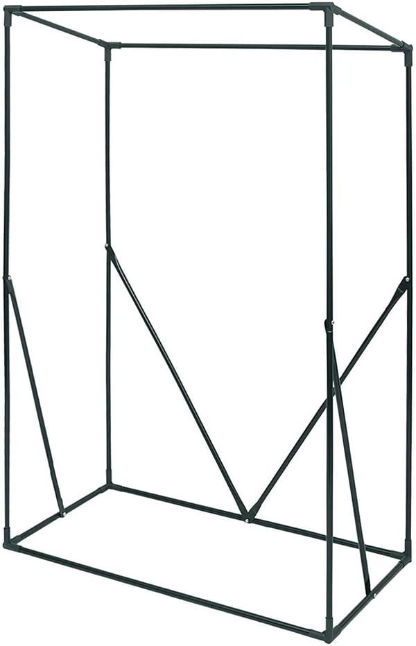 Rootz Folie Drivhus - Bærbart Plantehus - Tomathus - Pulverlakeret stål - UV-resistent PVC - 100 cm x 50 cm x 150/136 cm