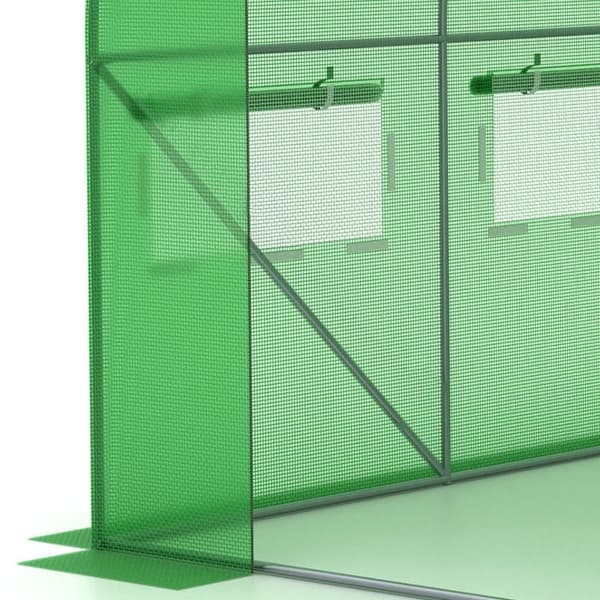 Överdrag till folietunnel, trädgårdsväxthus, 2,5x4 m