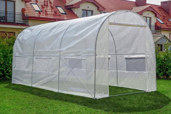 Kestävä 10m² harrastuskasvihuone UV-4-suodattimella & tuuletusikkunoilla optimaalista kasvua varten