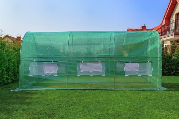 Viking Choice 250x200cm Hobby Drivhus til Begyndere - Nem Opsætning, UV-bestandig, 6 Vinduer