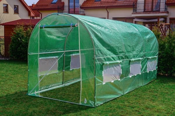 Viking Choice 250x200cm Hobby Drivhus til Begyndere - Nem Opsætning, UV-bestandig, 6 Vinduer