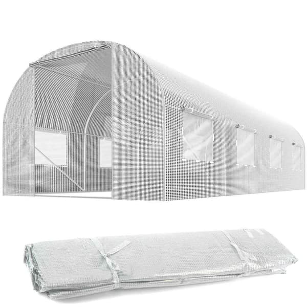 Trädgårdstunnelfolie 3x4,5m (13,5m2) vit Plonos