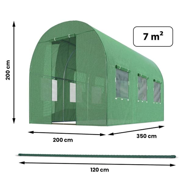 Havetunnel 2 x 3,5 m (7m2) Plonos