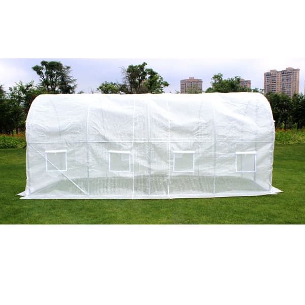 Havefolietunnel 400 x 250 x 200 cm, med transparent UV-12 folie