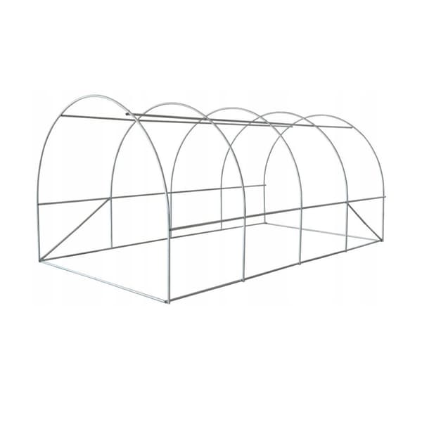 Havefolietunnel 400 x 250 x 200 cm, med transparent UV-12 folie