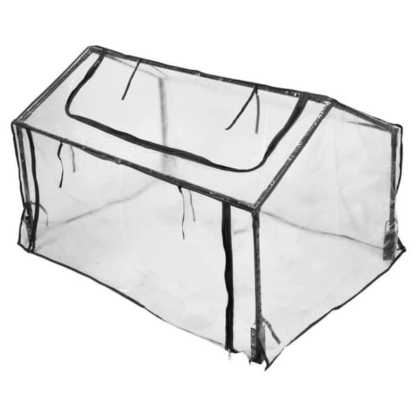 FLO Serre 60x120x80 cm transparent och svart 446229