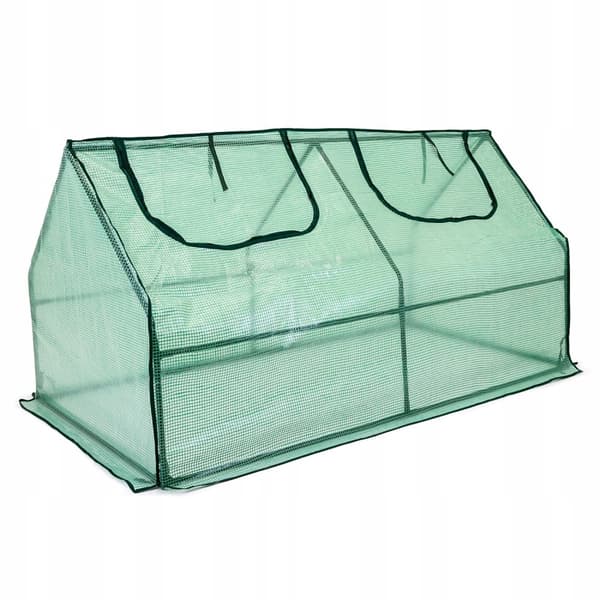Minihave DRIVHUS 180 x 90 til dyrkning af PLANTER i et blomsterbed FOLIETUNNEL