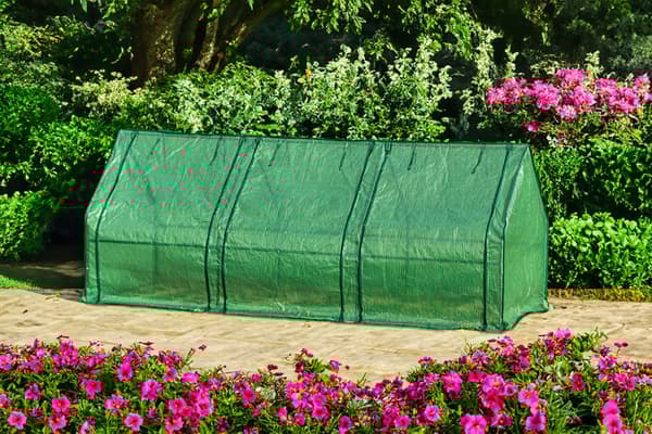 Drivhus 240 x 90 x 90 cm, PE-folie, metalstruktur