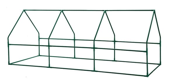 Drivhus 240 x 90 x 90 cm, PE-folie, metalstruktur
