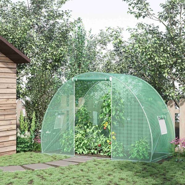 Rootz Garden Greenhouse Tunnel - Winter Greenhouse - Plant Protection Shelter - UV Resistant - 3L x 1,5W x 2H m