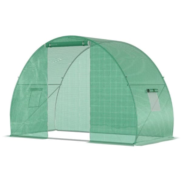 Rootz Garden Greenhouse Tunnel - Winter Greenhouse - Plant Protection Shelter - UV Resistant - 3L x 1,5W x 2H m