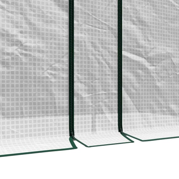 Rootz Garden Greenhouse - Plant Shelter - UV Resistent Outdoor Telt - Fremme vækst - 2m² - 200L x 100W x 178H cm - 2 lynlåsdøre