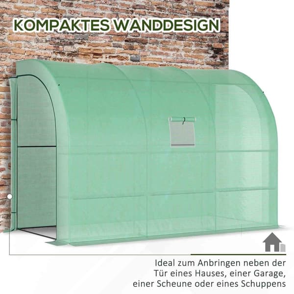 Rootz Garden Greenhouse - Film Greenhouse - Tomato House - UV Resistant - 3 Tiers - 300 cm x 150 cm x 213 cm