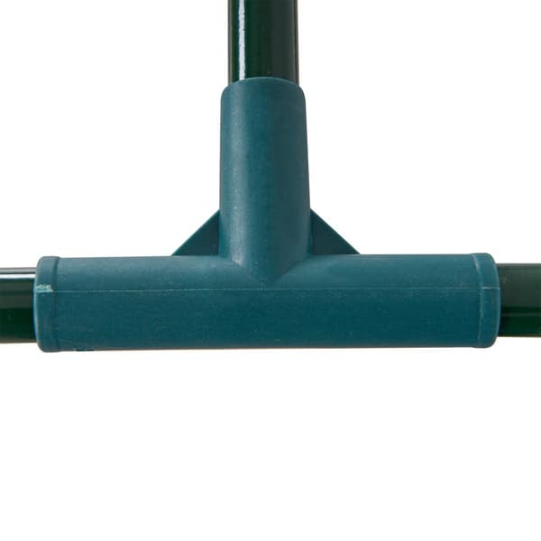 Rootz drivhus med dør - kold ramme - plantehus - stål & plast - beskyt planter - 200 x 100 x 80 cm - grøn