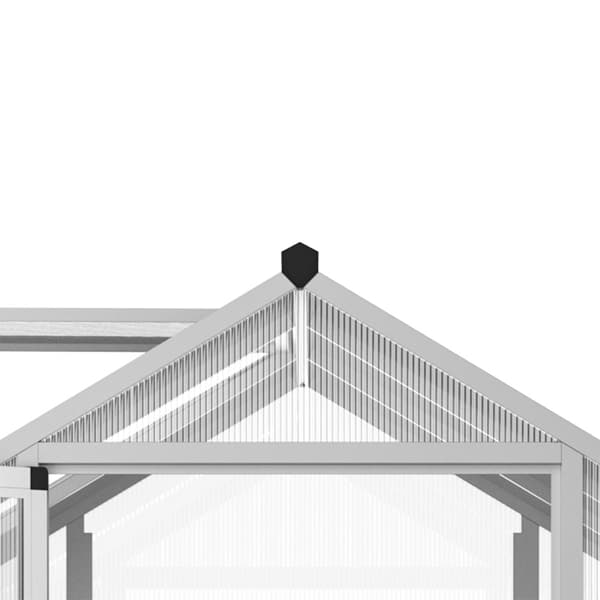 Rootz Greenhouse 3x2m - Aluminiums drivhus - Polycarbonate Garden Shed - UV -resistente - 303x183x195 cm