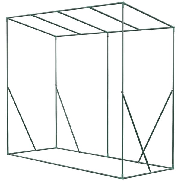 Rootz Greenhouse UV Protection - Plant Shelter - Garden Conservatory - Myggnät - Förstärkningsstänger - 200L x 77W x 169H cm